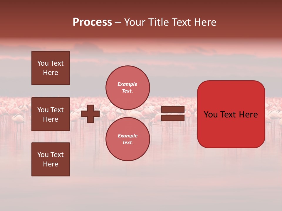 Wild Pond Sunset PowerPoint Template