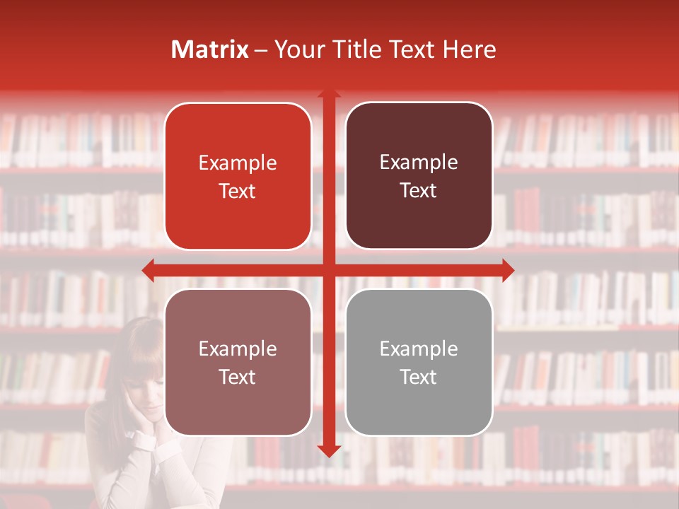 Holding Reading Learning PowerPoint Template