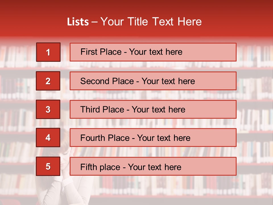 Holding Reading Learning PowerPoint Template