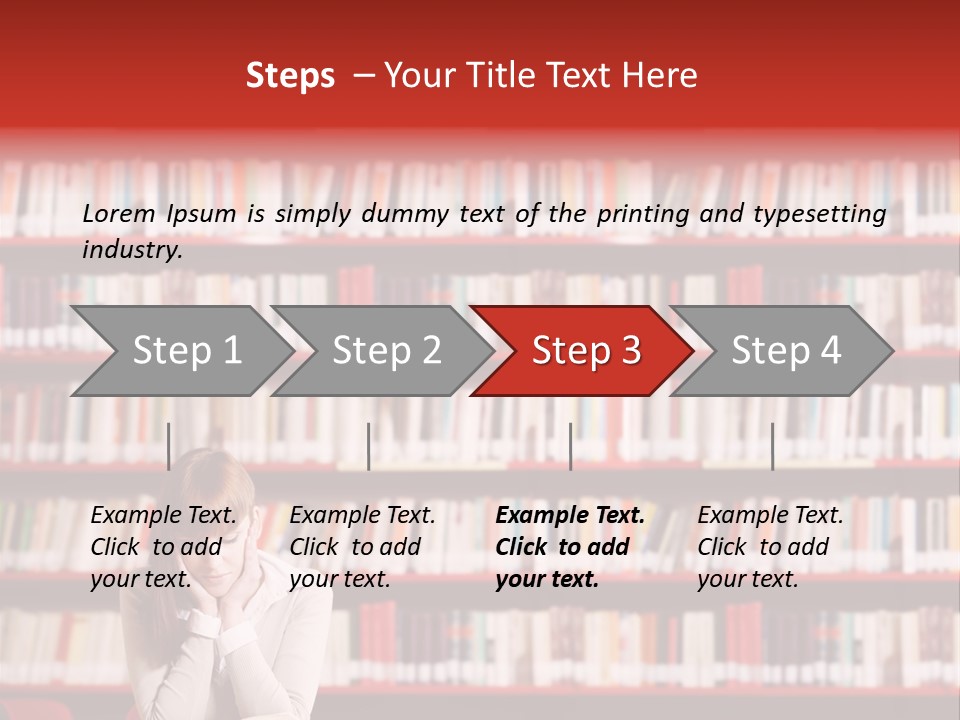 Holding Reading Learning PowerPoint Template