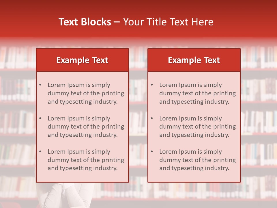 Holding Reading Learning PowerPoint Template