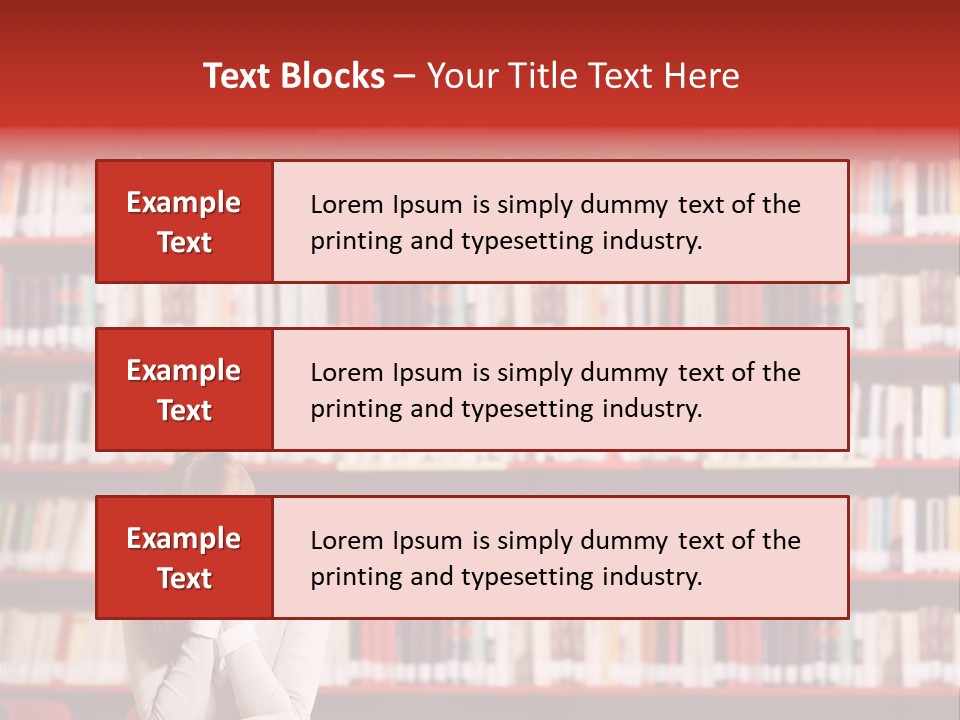 Holding Reading Learning PowerPoint Template
