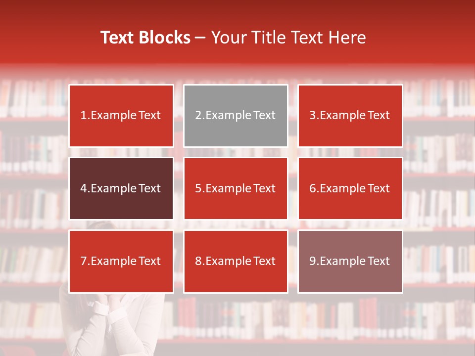 Holding Reading Learning PowerPoint Template