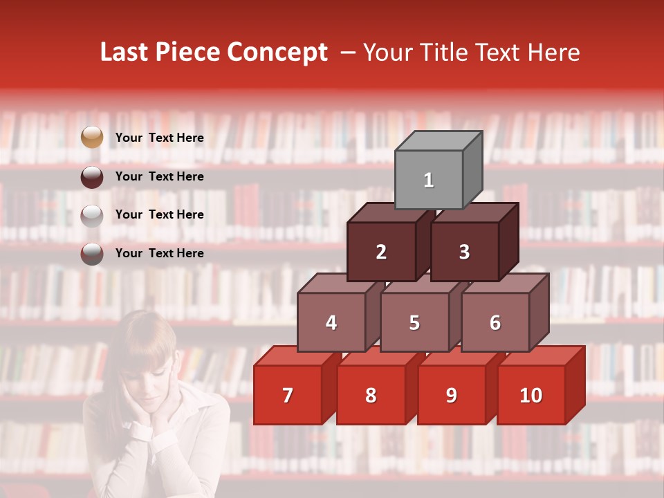 Holding Reading Learning PowerPoint Template