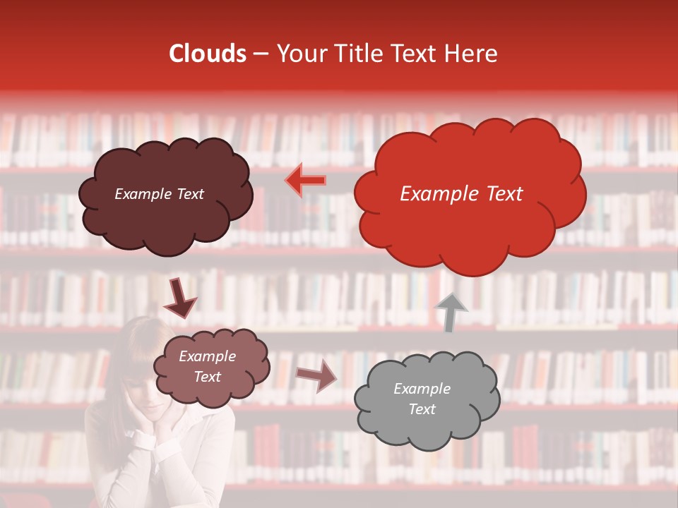 Holding Reading Learning PowerPoint Template