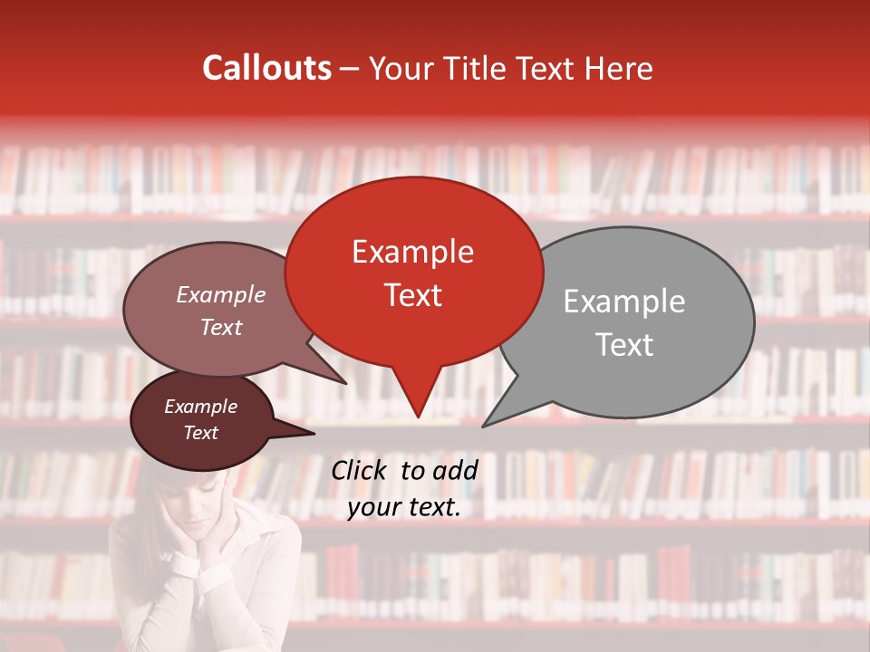 Holding Reading Learning PowerPoint Template