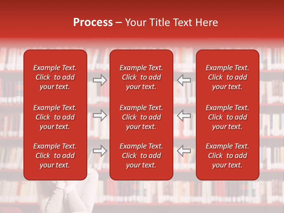 Holding Reading Learning PowerPoint Template