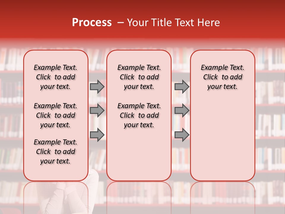 Holding Reading Learning PowerPoint Template