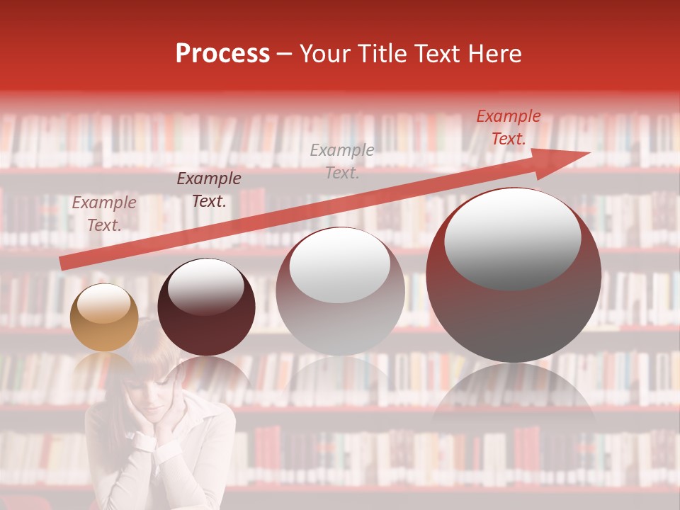 Holding Reading Learning PowerPoint Template