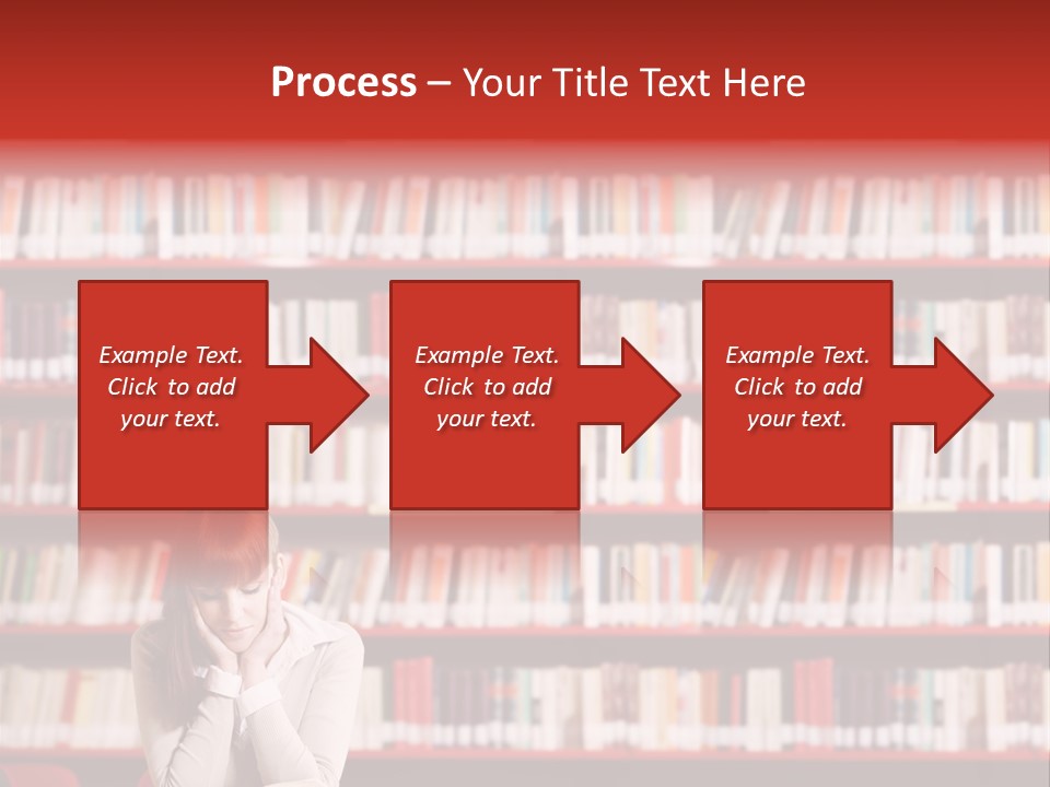 Holding Reading Learning PowerPoint Template
