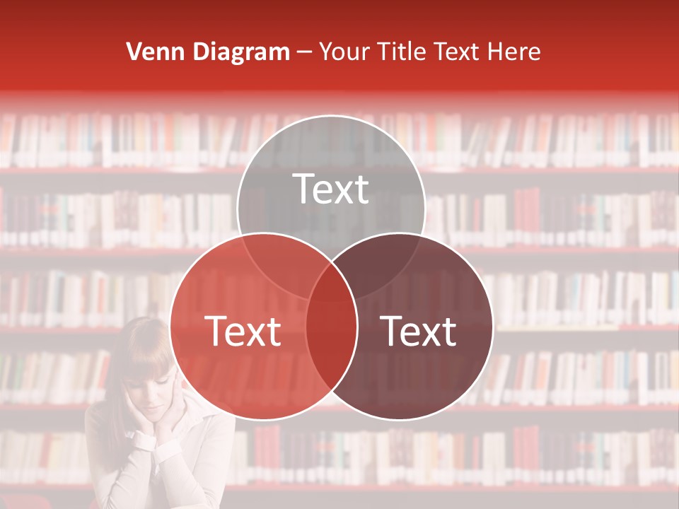 Holding Reading Learning PowerPoint Template