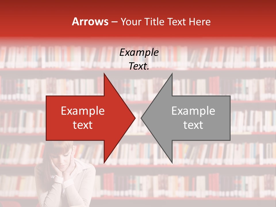 Holding Reading Learning PowerPoint Template