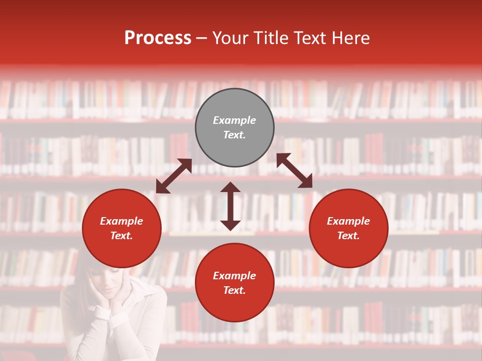 Holding Reading Learning PowerPoint Template