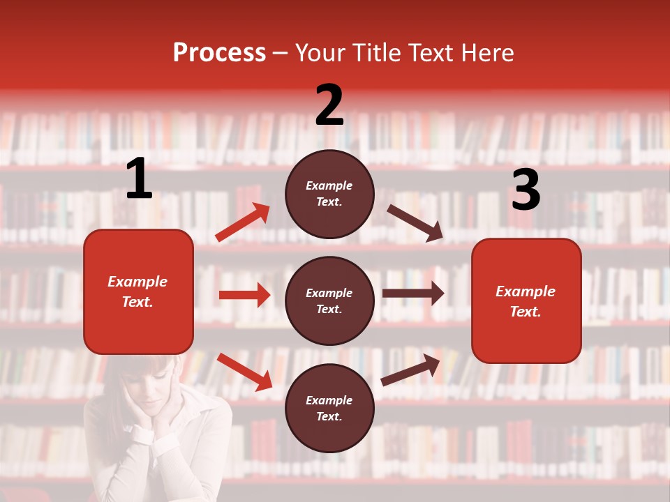 Holding Reading Learning PowerPoint Template