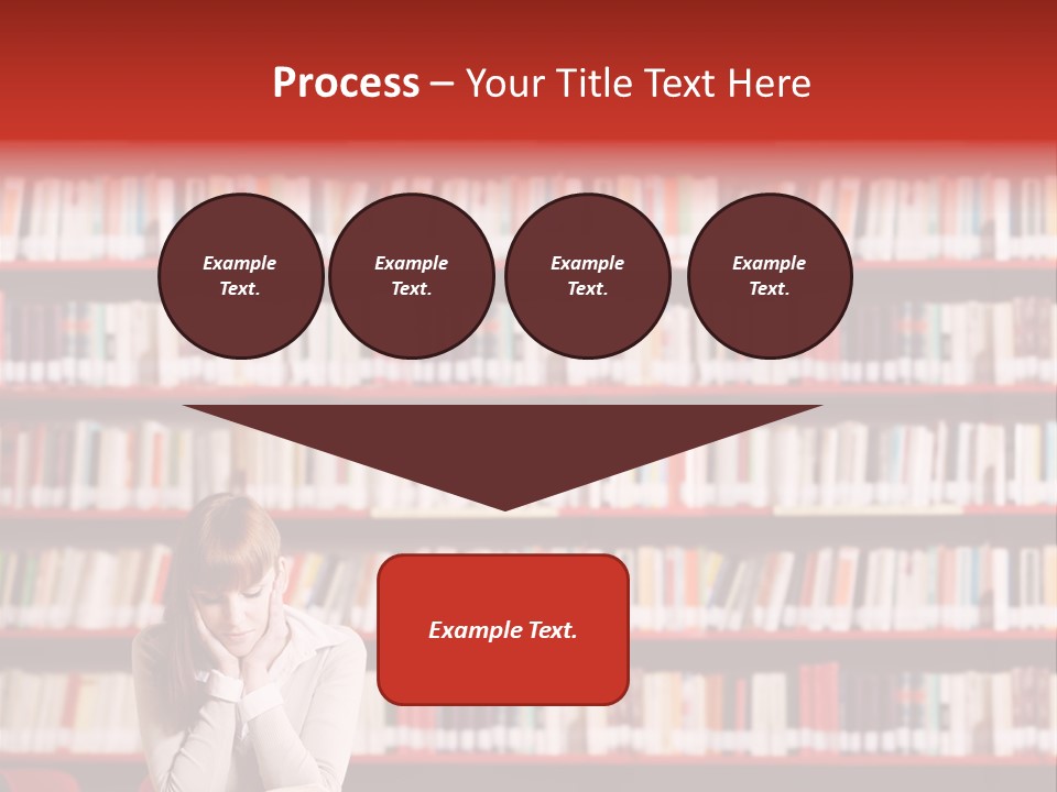 Holding Reading Learning PowerPoint Template