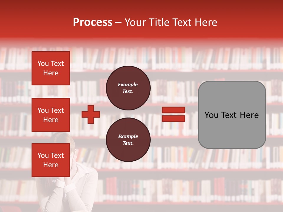 Holding Reading Learning PowerPoint Template