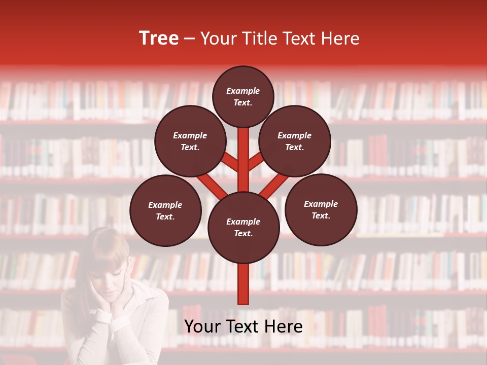 Holding Reading Learning PowerPoint Template