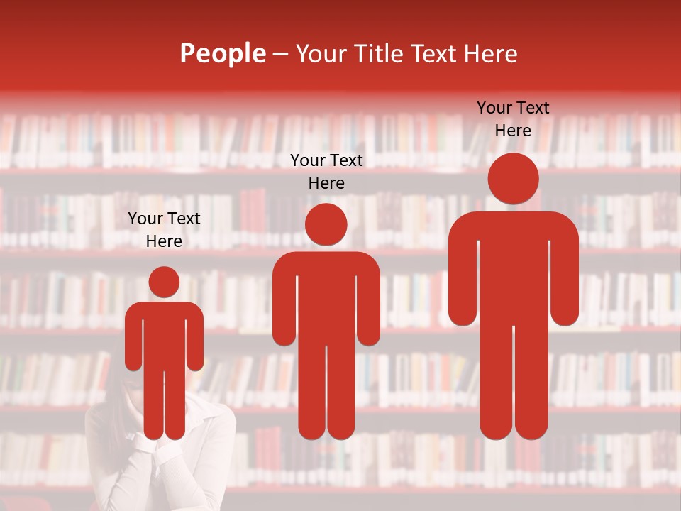 Holding Reading Learning PowerPoint Template