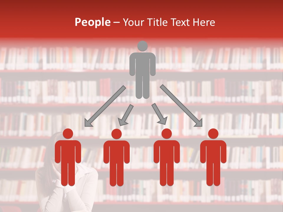 Holding Reading Learning PowerPoint Template