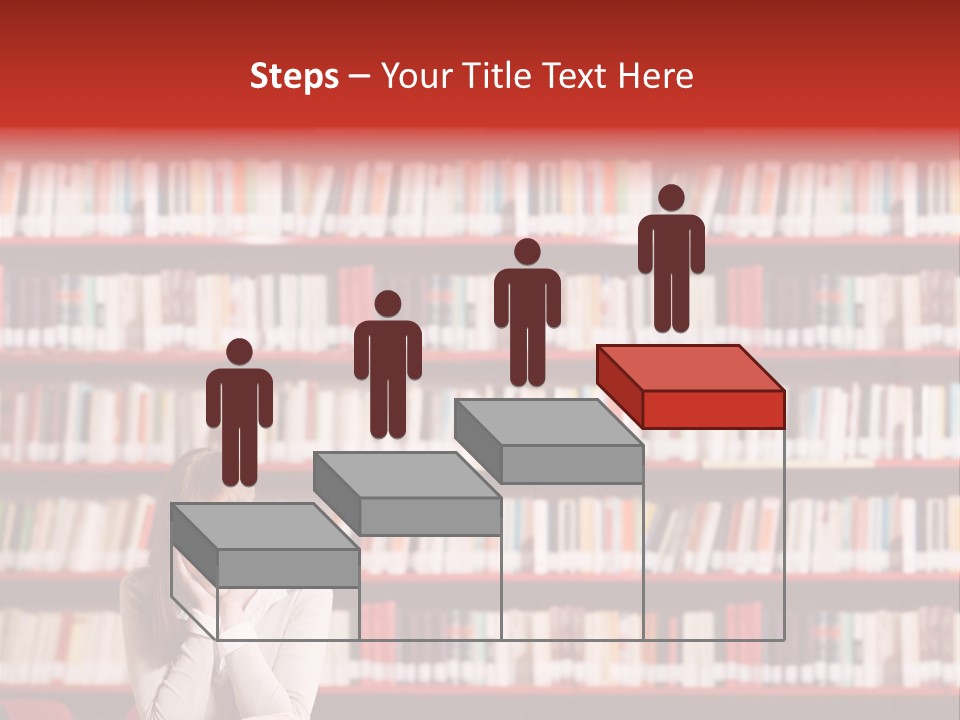 Holding Reading Learning PowerPoint Template