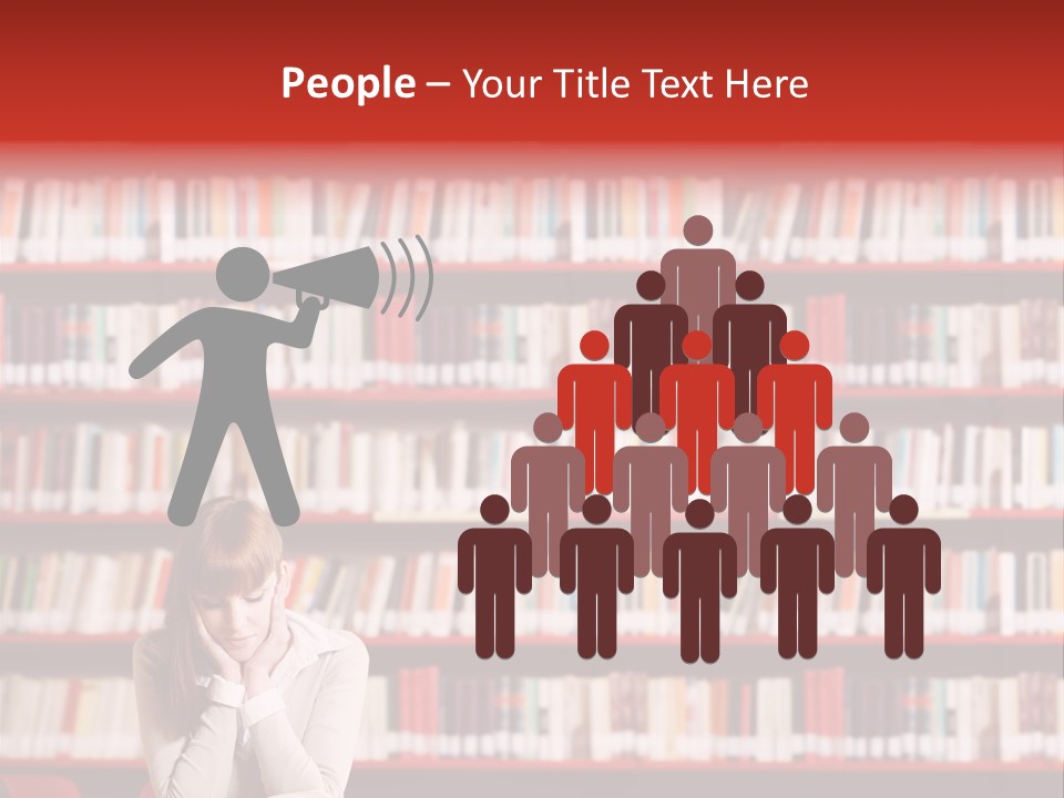 Holding Reading Learning PowerPoint Template