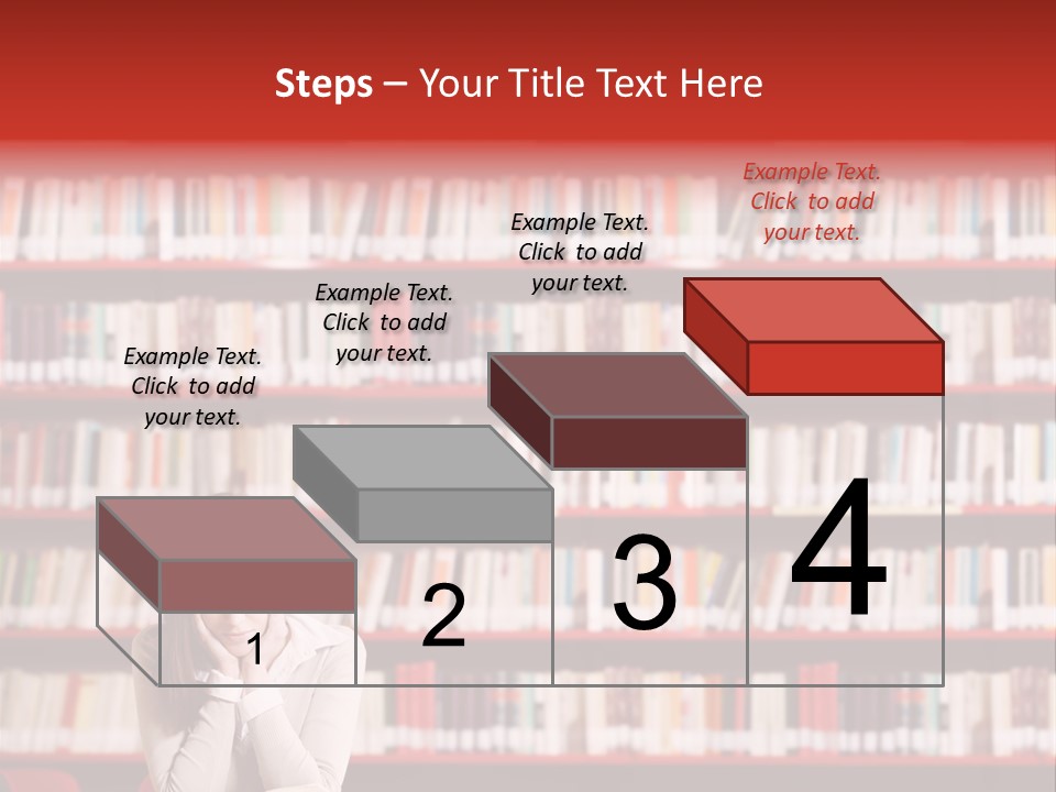 Holding Reading Learning PowerPoint Template