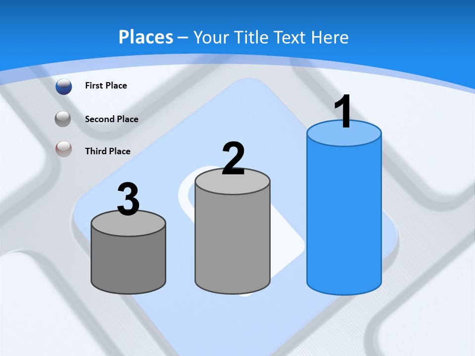 Blue Safety Secure PowerPoint Template