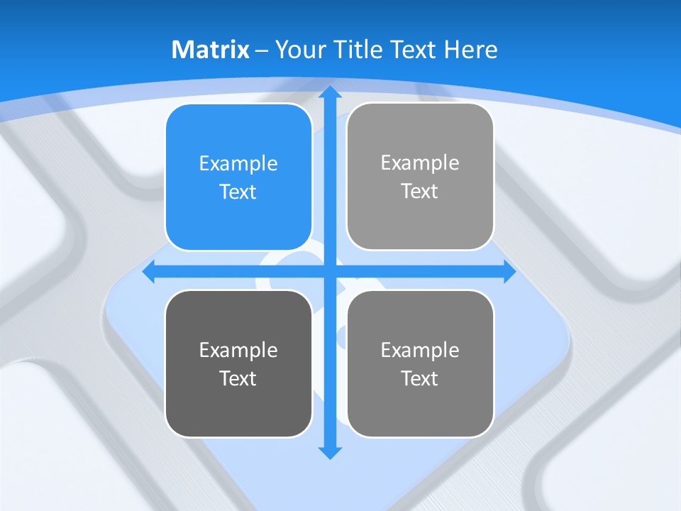 Blue Safety Secure PowerPoint Template