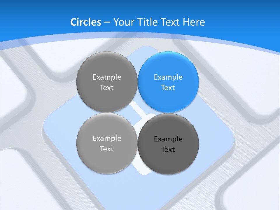 Blue Safety Secure PowerPoint Template