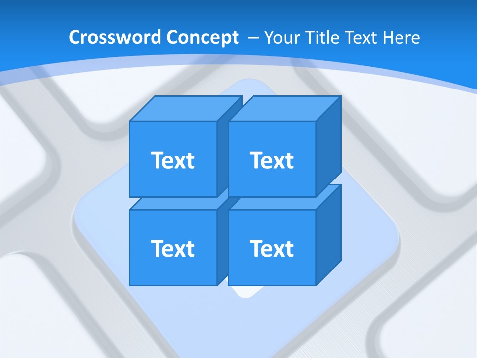 Blue Safety Secure PowerPoint Template