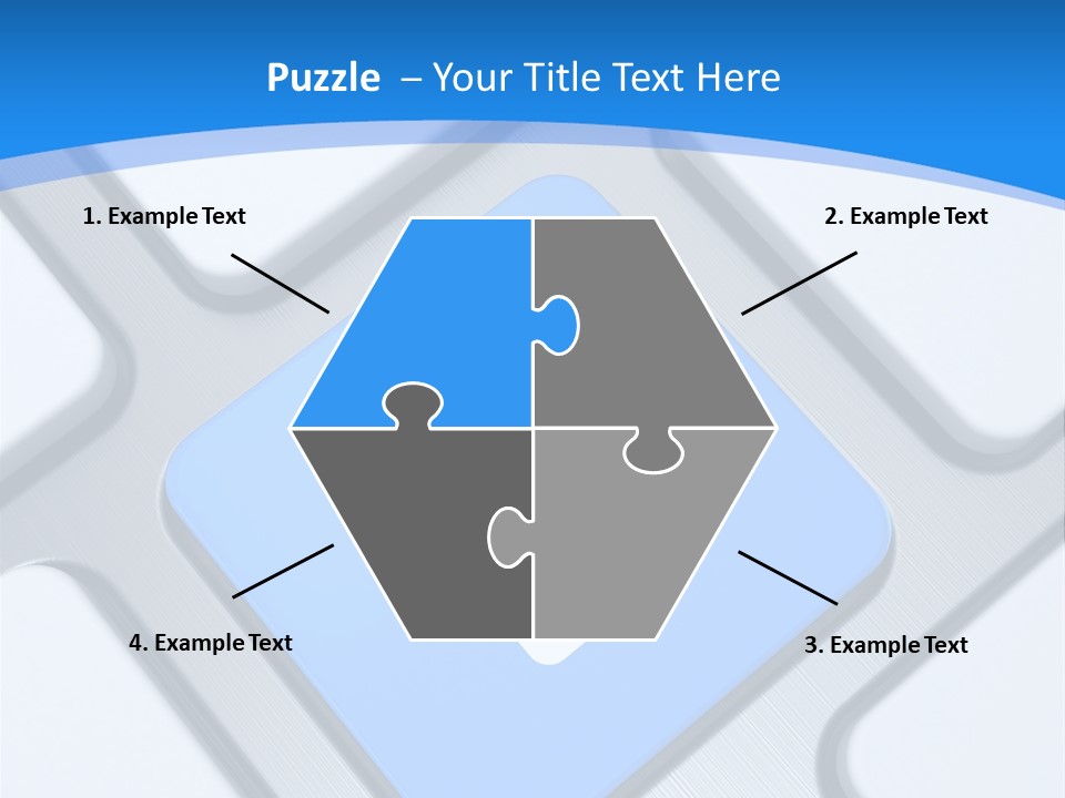 Blue Safety Secure PowerPoint Template