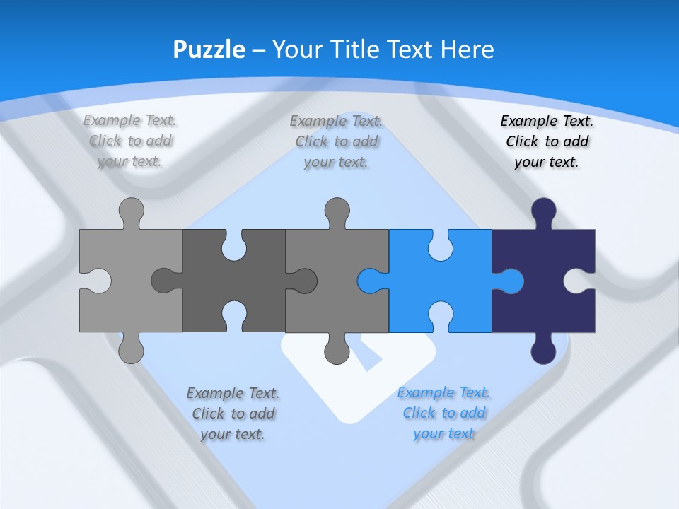 Blue Safety Secure PowerPoint Template