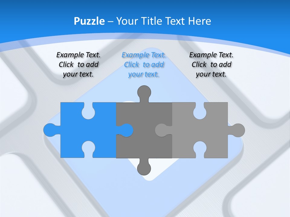 Blue Safety Secure PowerPoint Template