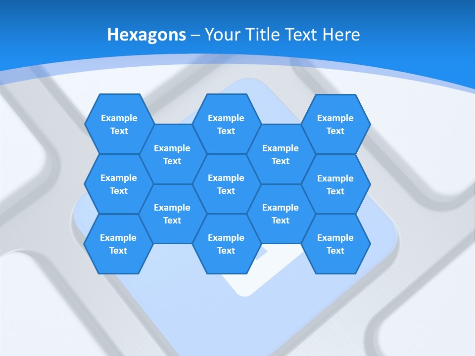 Blue Safety Secure PowerPoint Template