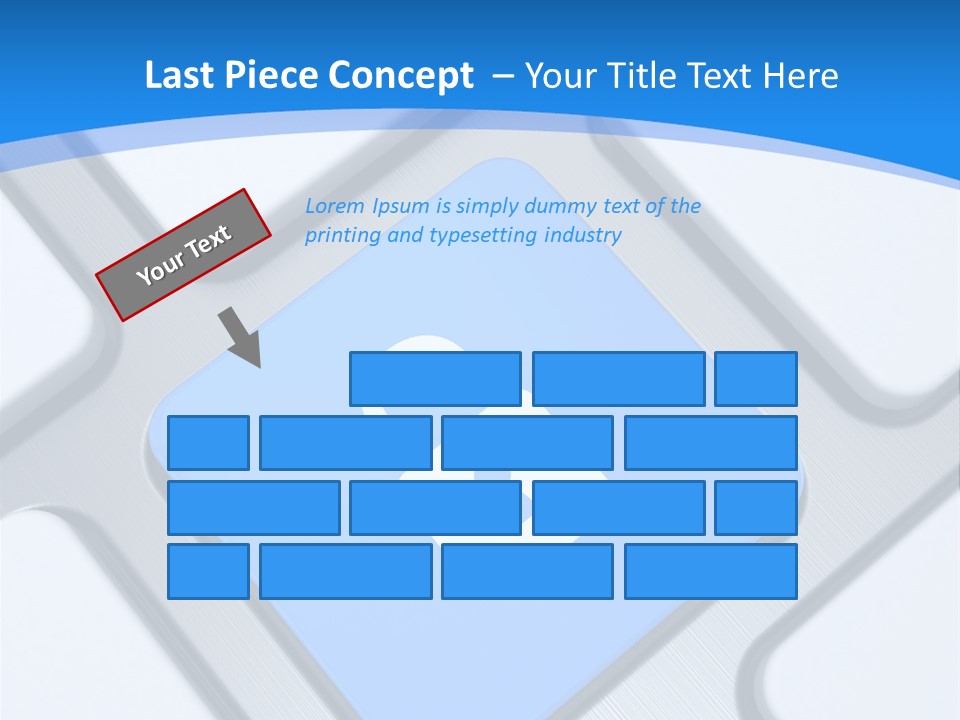 Blue Safety Secure PowerPoint Template