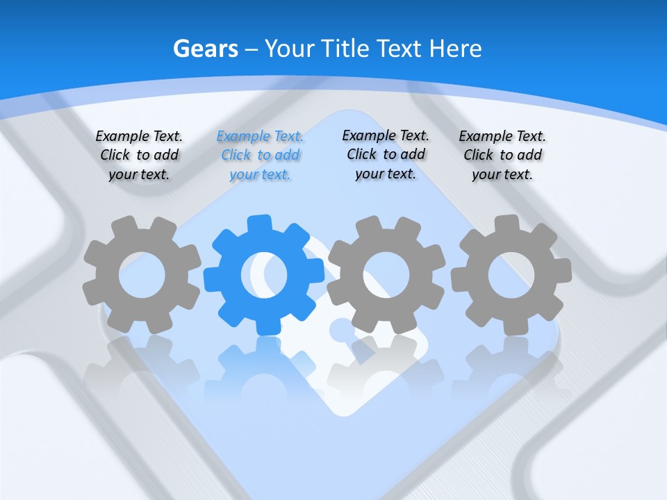 Blue Safety Secure PowerPoint Template