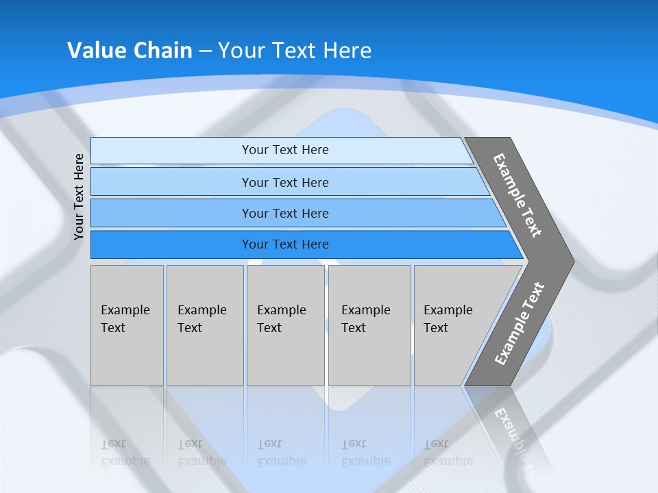 Blue Safety Secure PowerPoint Template