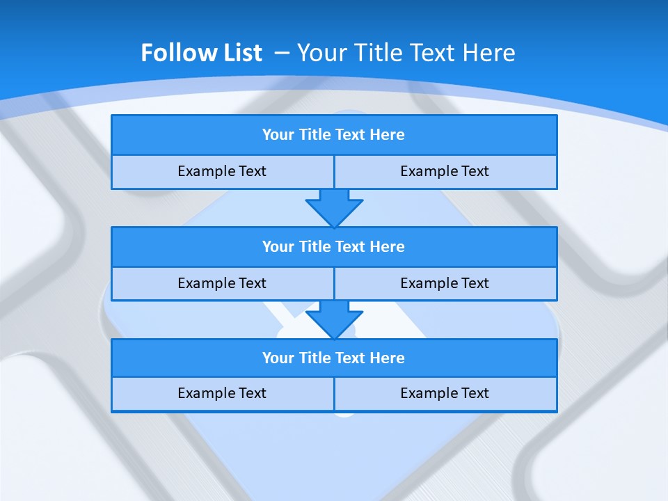 Blue Safety Secure PowerPoint Template