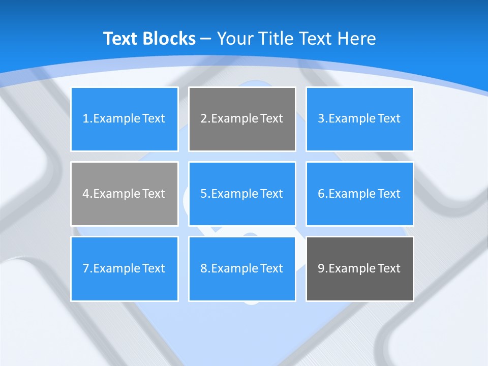 Blue Safety Secure PowerPoint Template