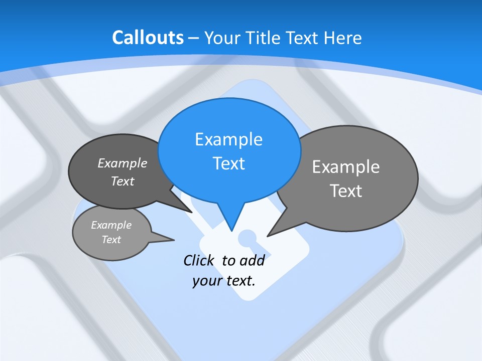 Blue Safety Secure PowerPoint Template