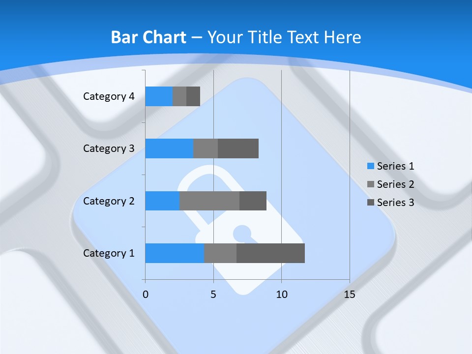 Blue Safety Secure PowerPoint Template