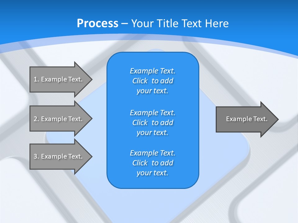 Blue Safety Secure PowerPoint Template