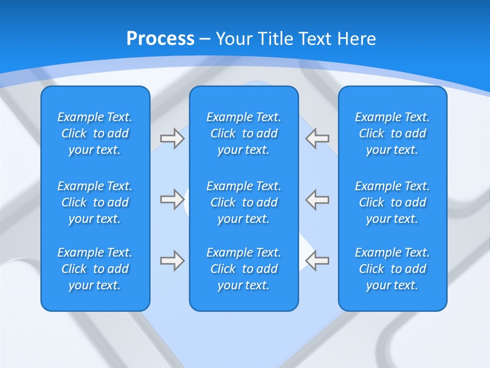 Blue Safety Secure PowerPoint Template