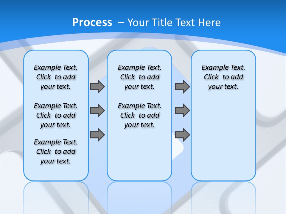 Blue Safety Secure PowerPoint Template