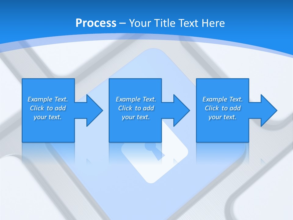 Blue Safety Secure PowerPoint Template