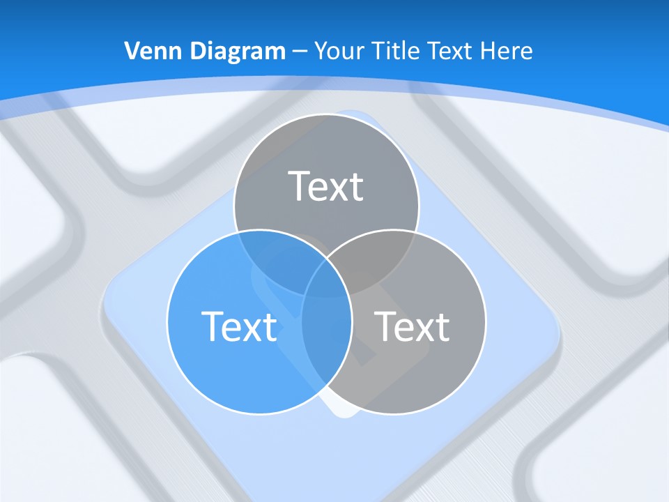 Blue Safety Secure PowerPoint Template