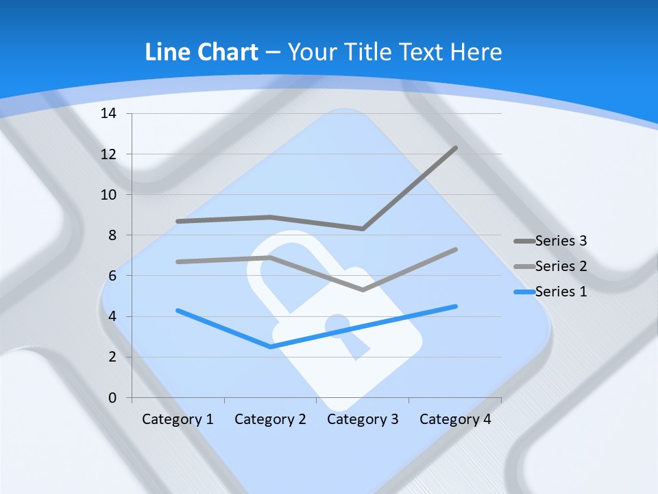 Blue Safety Secure PowerPoint Template