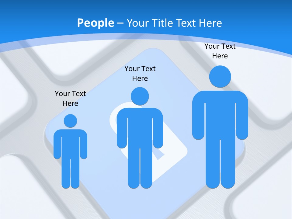 Blue Safety Secure PowerPoint Template