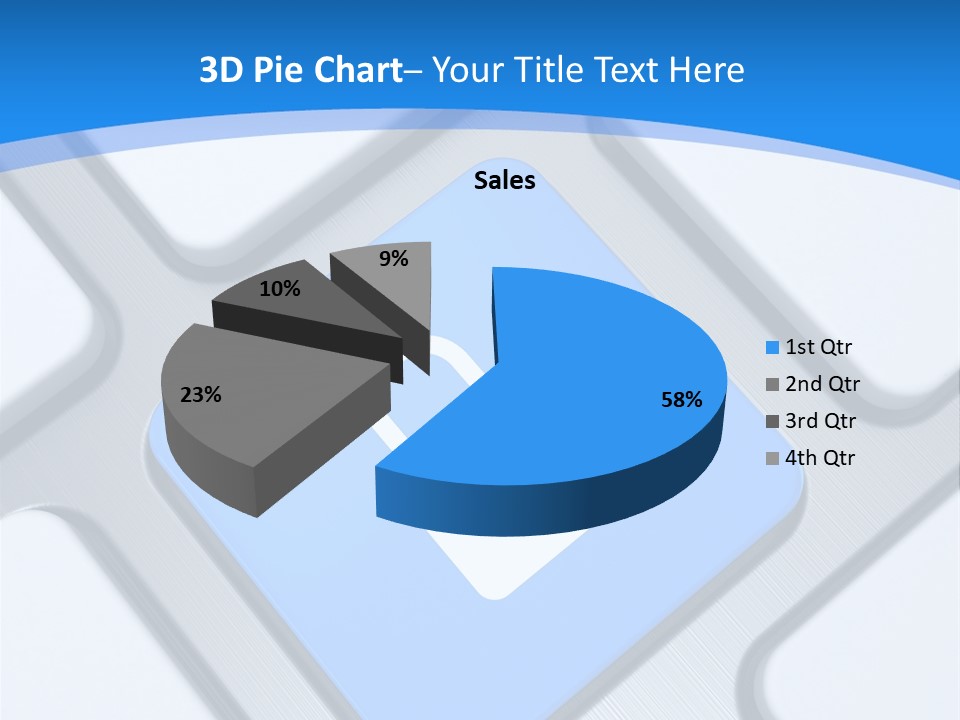 Blue Safety Secure PowerPoint Template