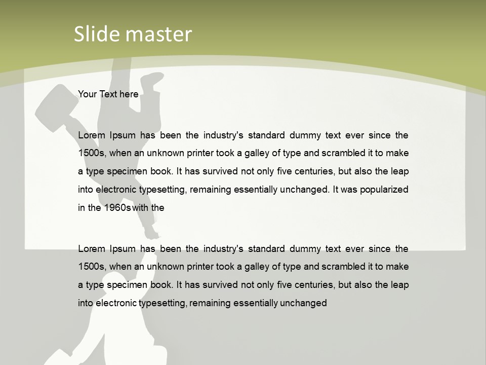 Paper Crisis Metaphors PowerPoint Template